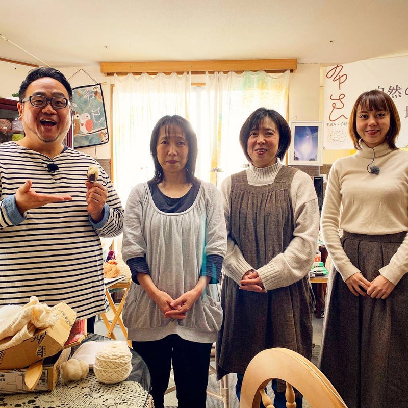 オーガニックコットン布良を札幌テレビでご紹介いただきました。