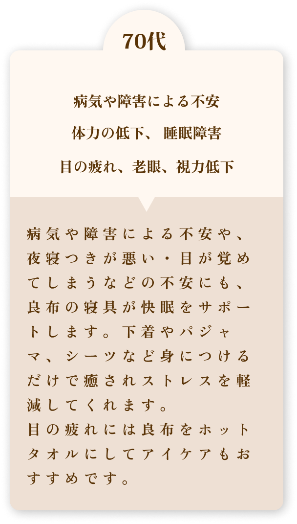 70代の悩み