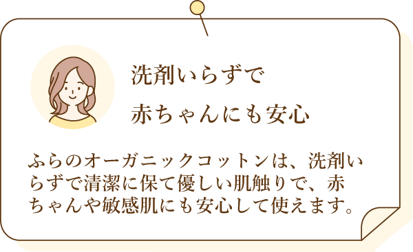 オーガニックコットンブランド｜ふらのわ